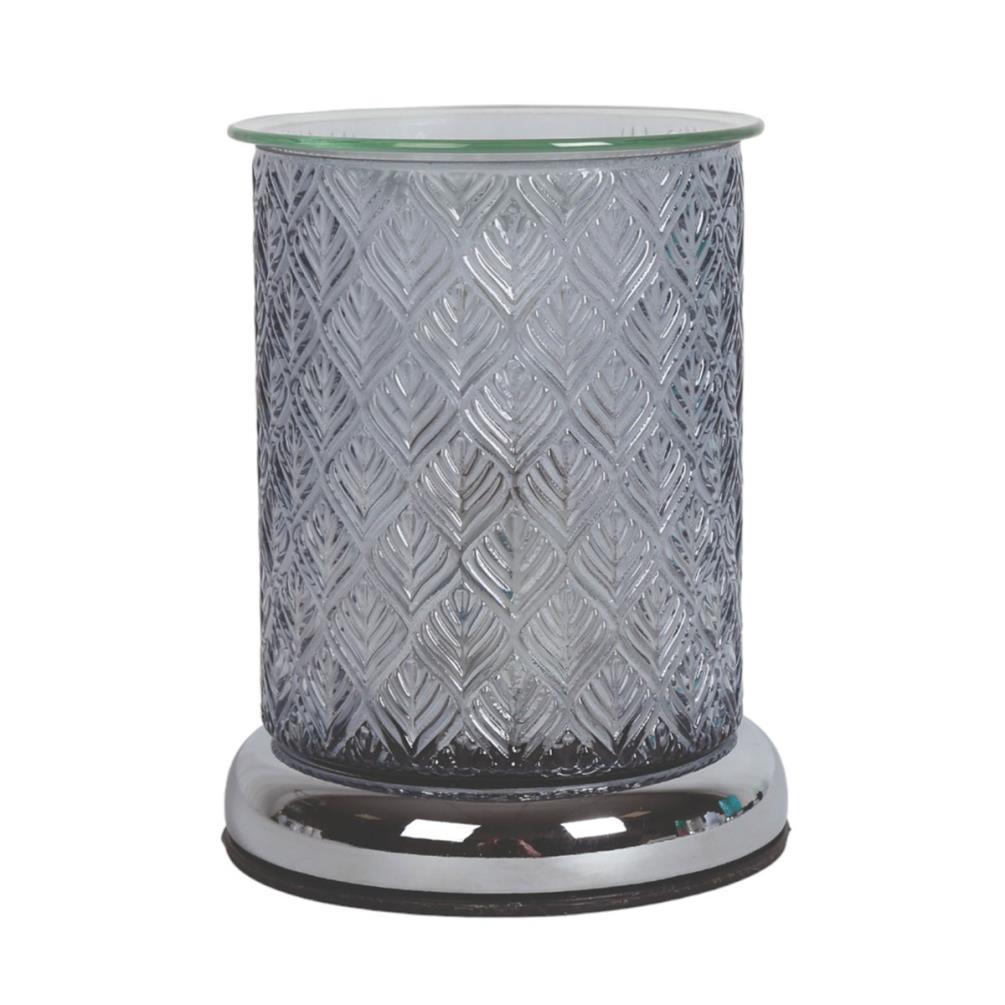 Aroma Grey Leaf Touch Electric Wax Melt Warmer £21.59